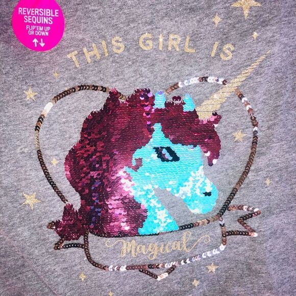 Nwt Girls XL (14) Childrens Place LS Sequin Top Outfit Bunde - Picture 2 of 8